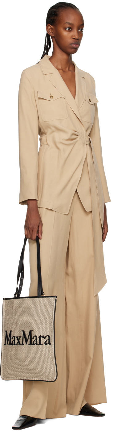 MAX MARA｜JACKETS (FLEUR (10410232 017 / 10410232600 017 Max Mara FLEUR Silk canvas jacket | REVERSIBLE