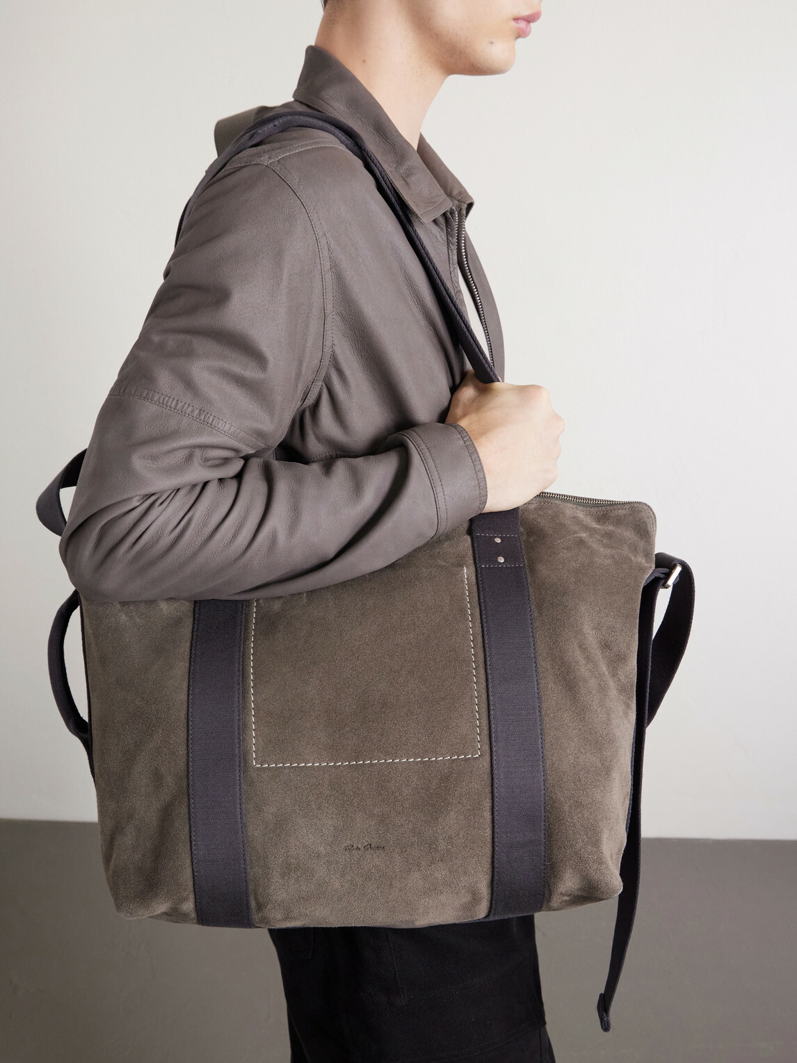 Rick Owens - Trolley Suede Tote Bag