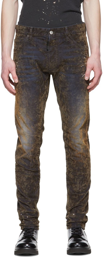 Photo: Dsquared2 Green Velvet Jeans