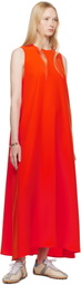Sofie D'Hoore Orange Dao Midi Dress