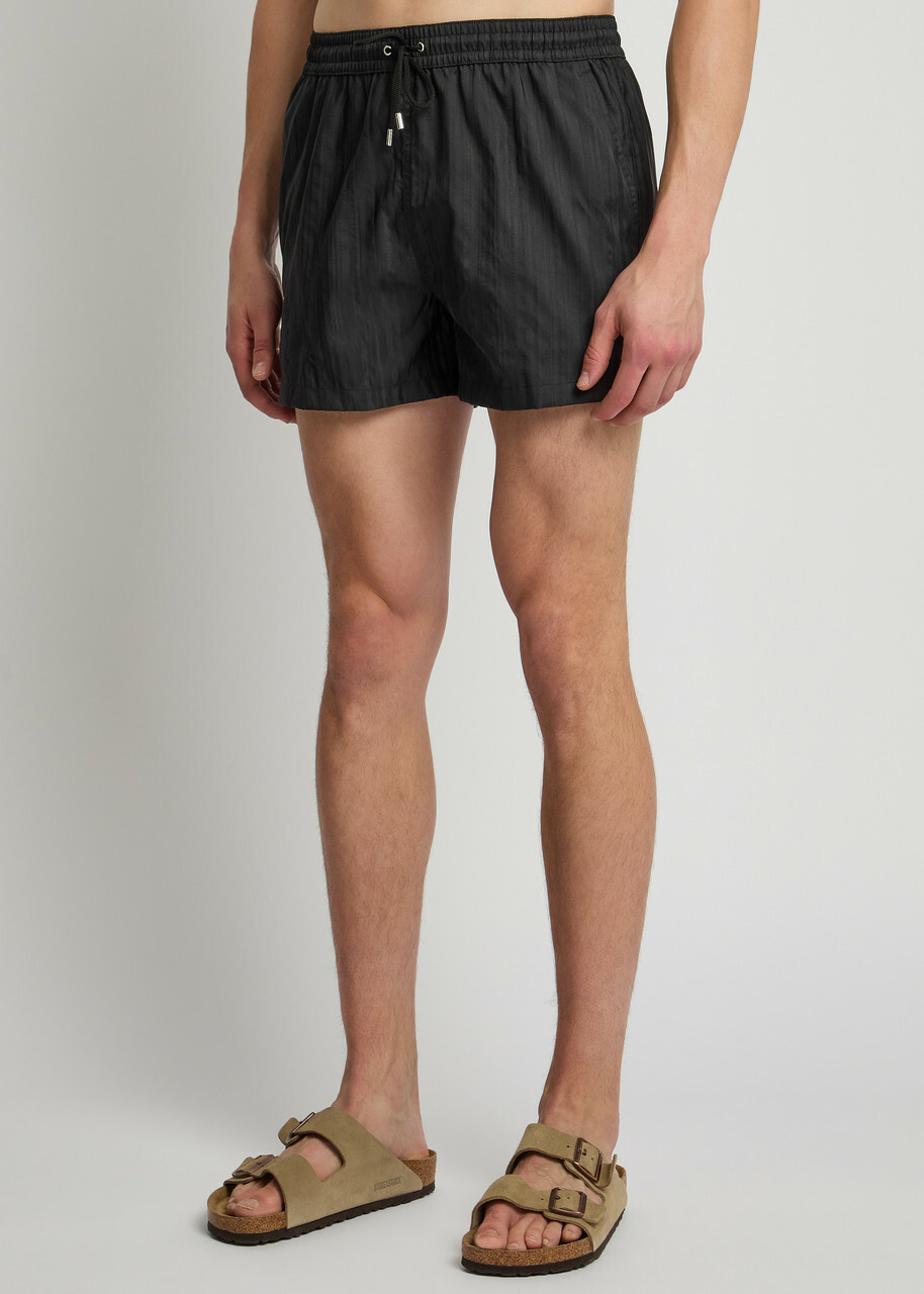 Paul Smith Striped Shell Swim Shorts Black