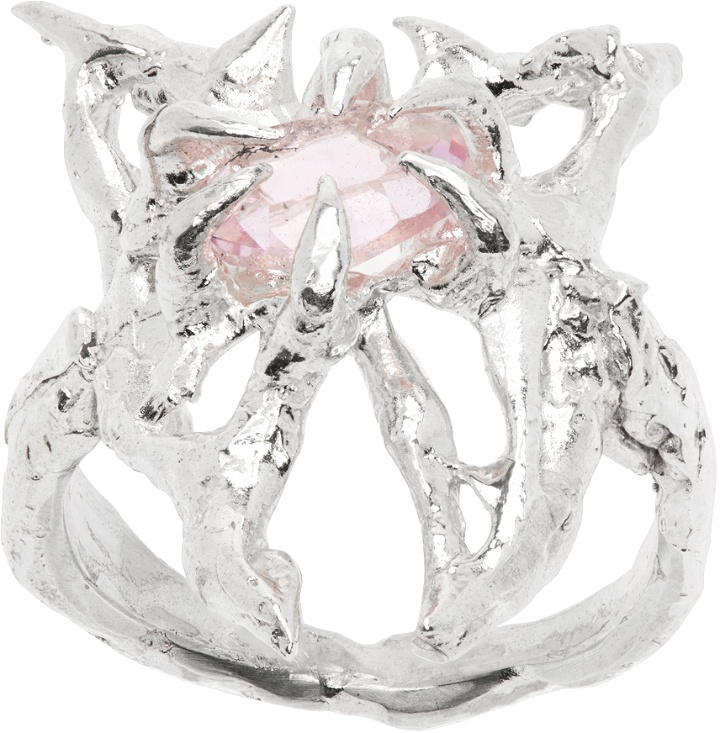 Photo: Harlot Hands SSENSE Exclusive Silver Butterfly Ring