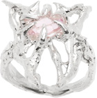 Harlot Hands SSENSE Exclusive Silver Butterfly Ring