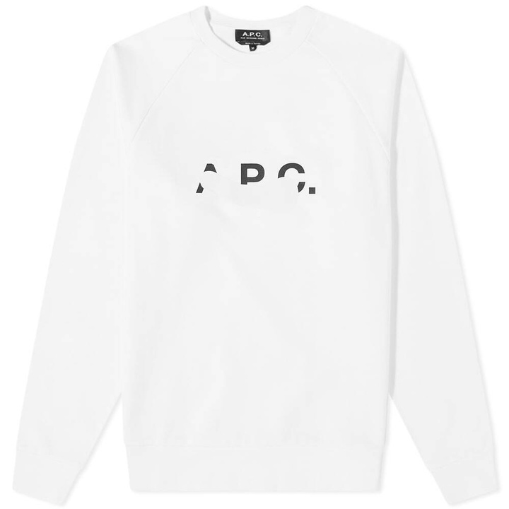 Photo: A.P.C. Shibuya Paint Logo Crew Sweat