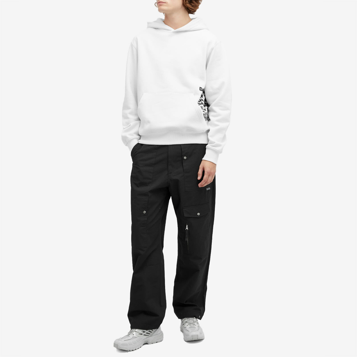 パーカー・フーディ DAILY PAPER Men Hoodies OVERLOAD 2421039 NINBUS GREY Grey Daily Paper Men's Overload Hoodie in Nimbus Grey Daily Paper