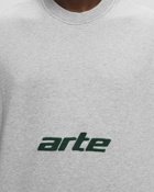 Arte Antwerp Front Logo Crewneck Grey - Mens - Sweatshirts