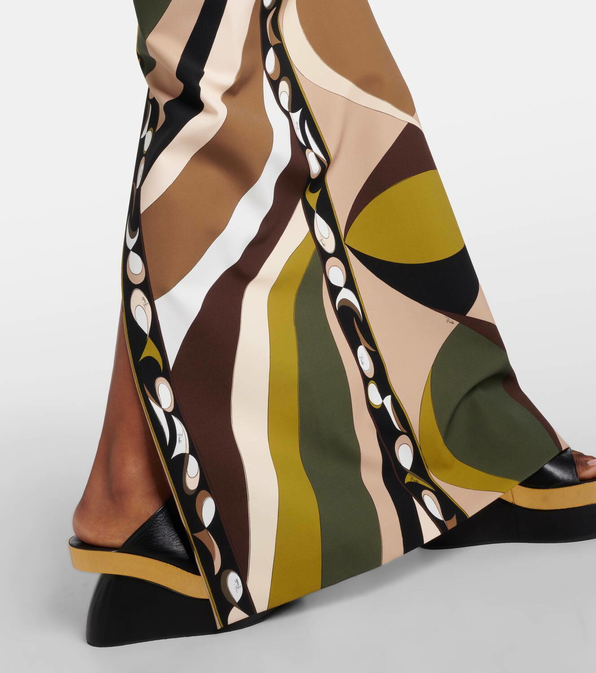 Pucci Printed back-slit maxi skirt Emilio Pucci Pucci Printed back-slit maxi skirt Emilio Pucci