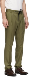 Hugo Khaki Slim-Fit Trousers