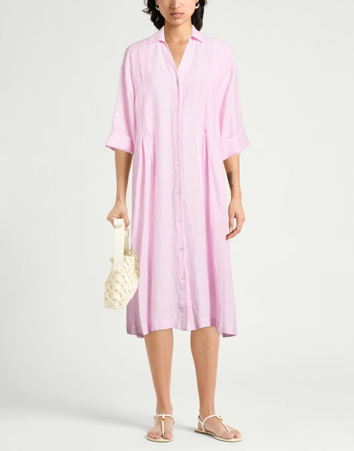 Peserico Womens Midi dress in Pink
