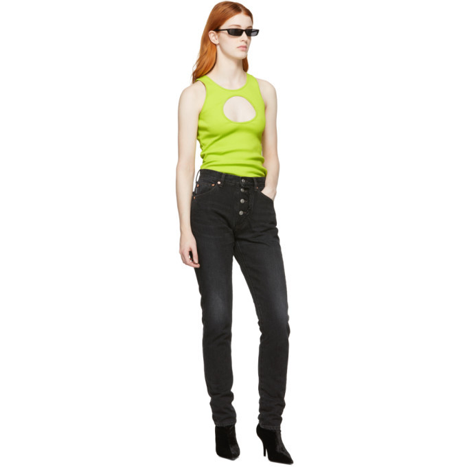 Vetements Green Hole Tank Top Vetements