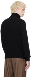 TOM FORD Black Zip Through Sweater