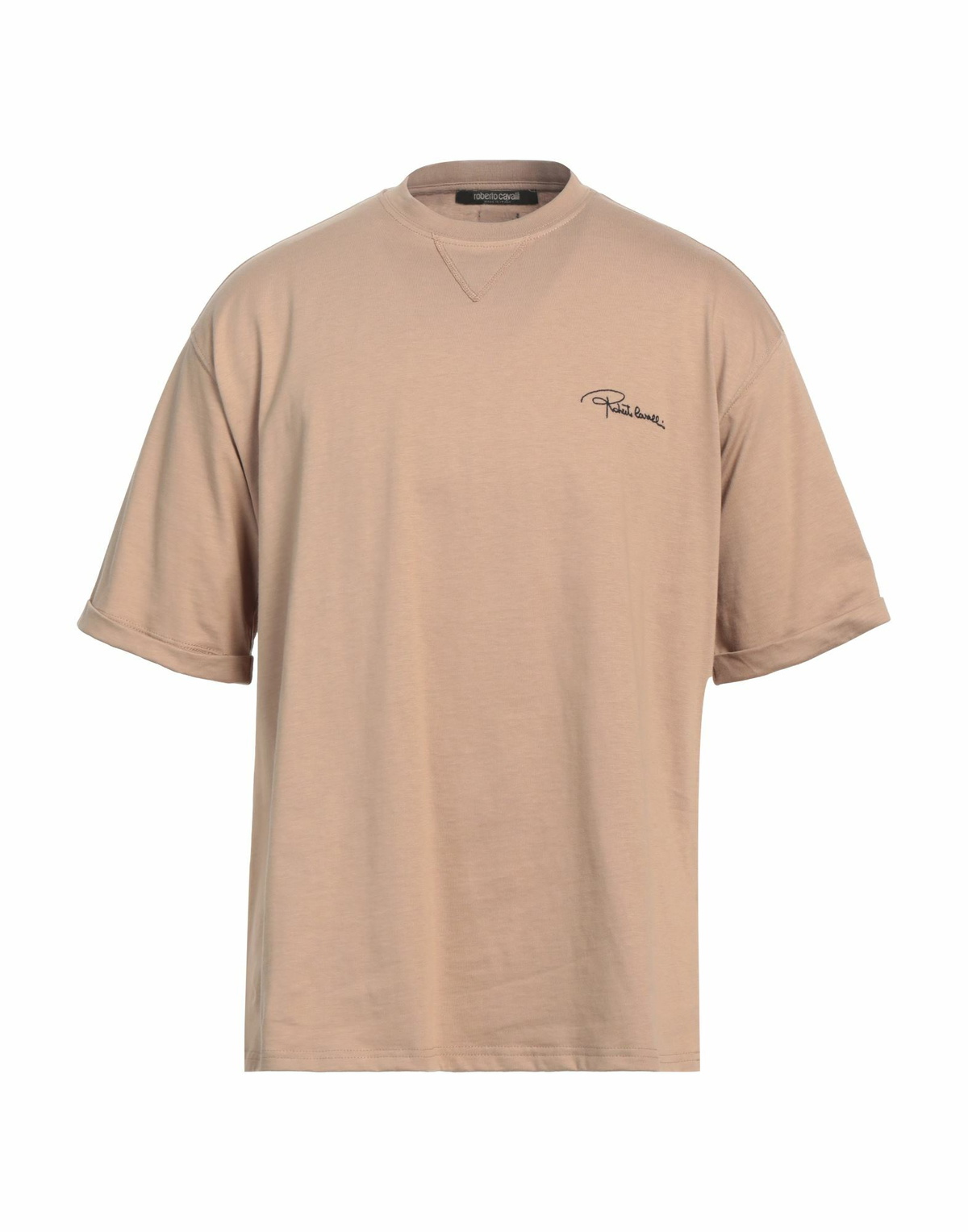Roberto Cavalli Mens T-shirt in Beige