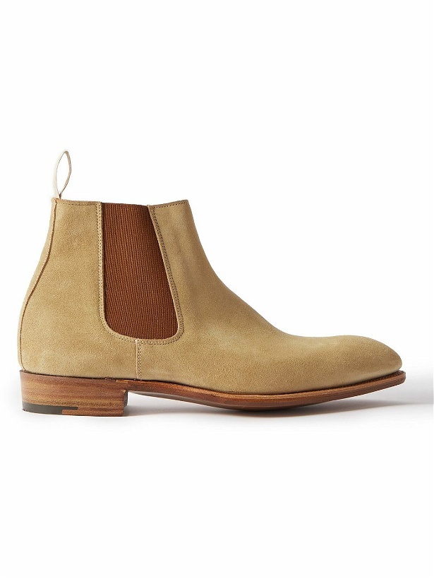 Photo: George Cleverley - Jason Suede Chelsea Boots - Neutrals