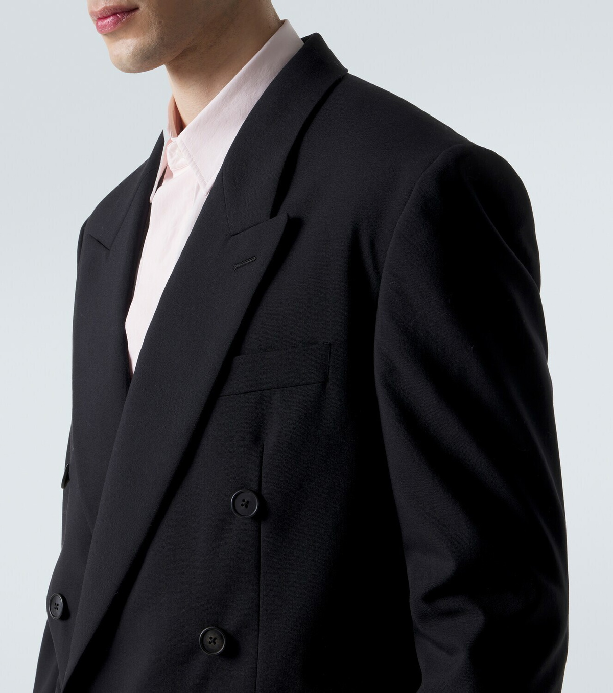 The Row Mazzy double-breasted wool blazer