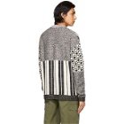 MCQ Reversible White and Black AL-4 Sweater