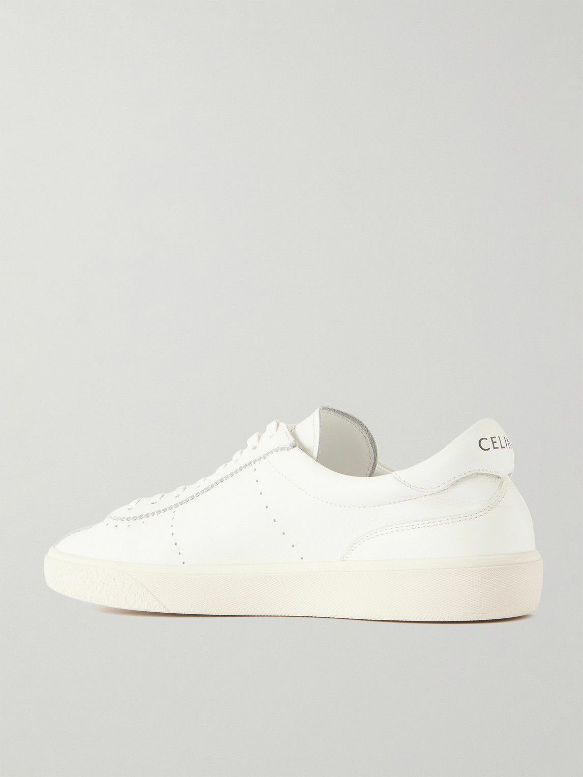 CELINE - Leather Sneakers - White