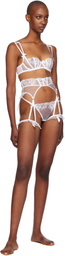 Agent Provocateur White Rosia Thong