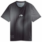 Bandit Men's Drift SS Printed Performance T-Shirt in Black/Chalk