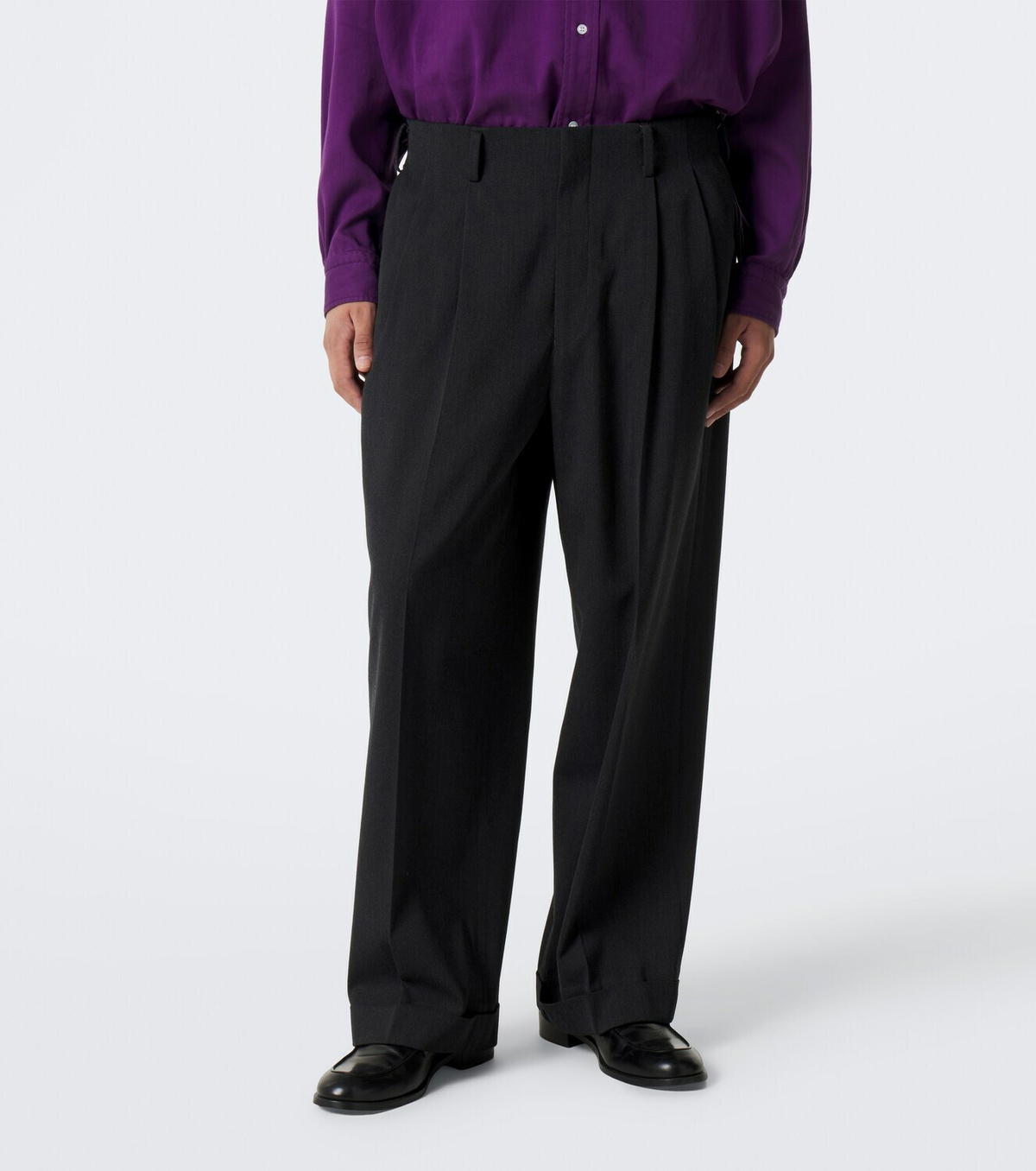 A.Presse Wool straight pants