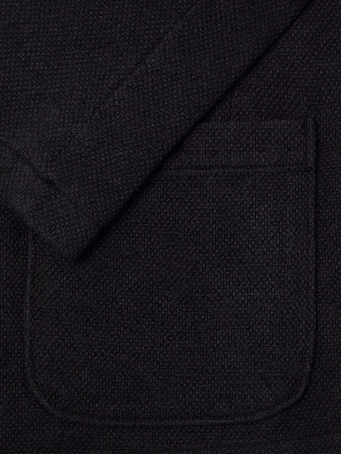 Blue Blue Japan - Cotton-Sashiko Suit Jacket - Black