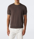 Fedeli Knitted linen and cotton sweater