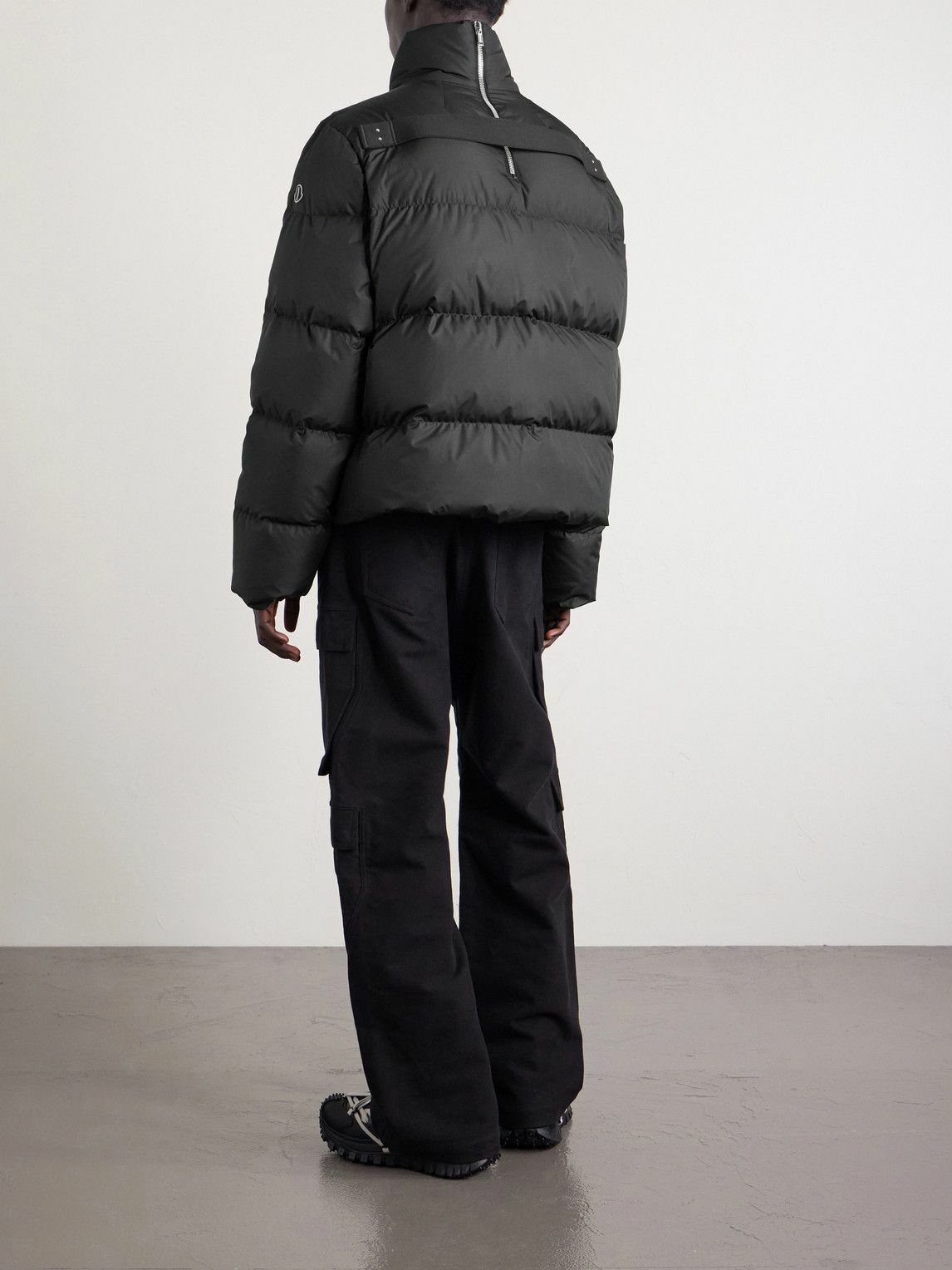 Rick Owens - Moncler Quilted Shell Down Jacket - Black