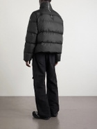 Rick Owens - Moncler Quilted Shell Down Jacket - Black