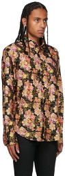 Naked & Famous Denim Multicolor Easy Japanese Golden Blossom Shirt