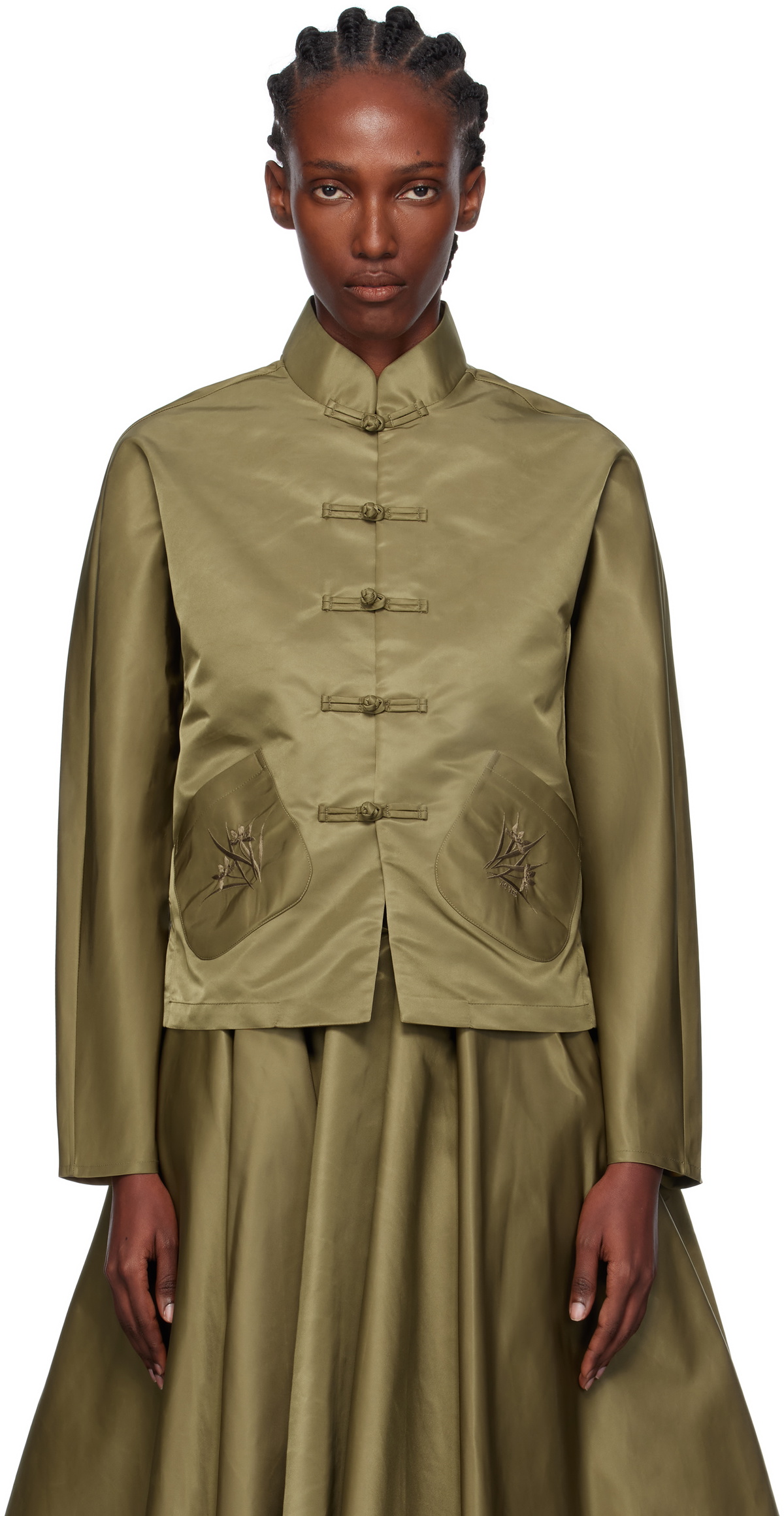 AO Yes Khaki Tang Shirt Jacket