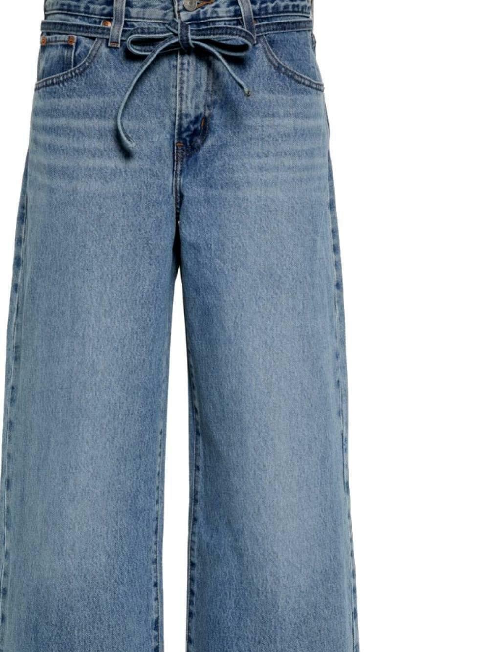 Levi's Wide Leg Tie Waist Jeans Levi's Red — free download