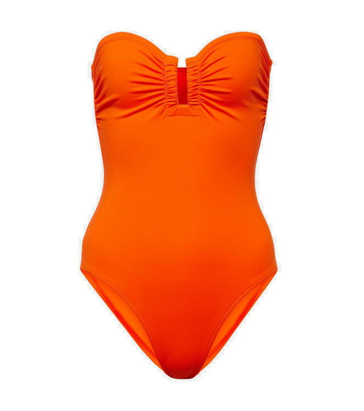 Photo: Eres Cassiopée strapless bustier swimsuit