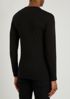 Tom Ford Henley Stretch-cotton top Black