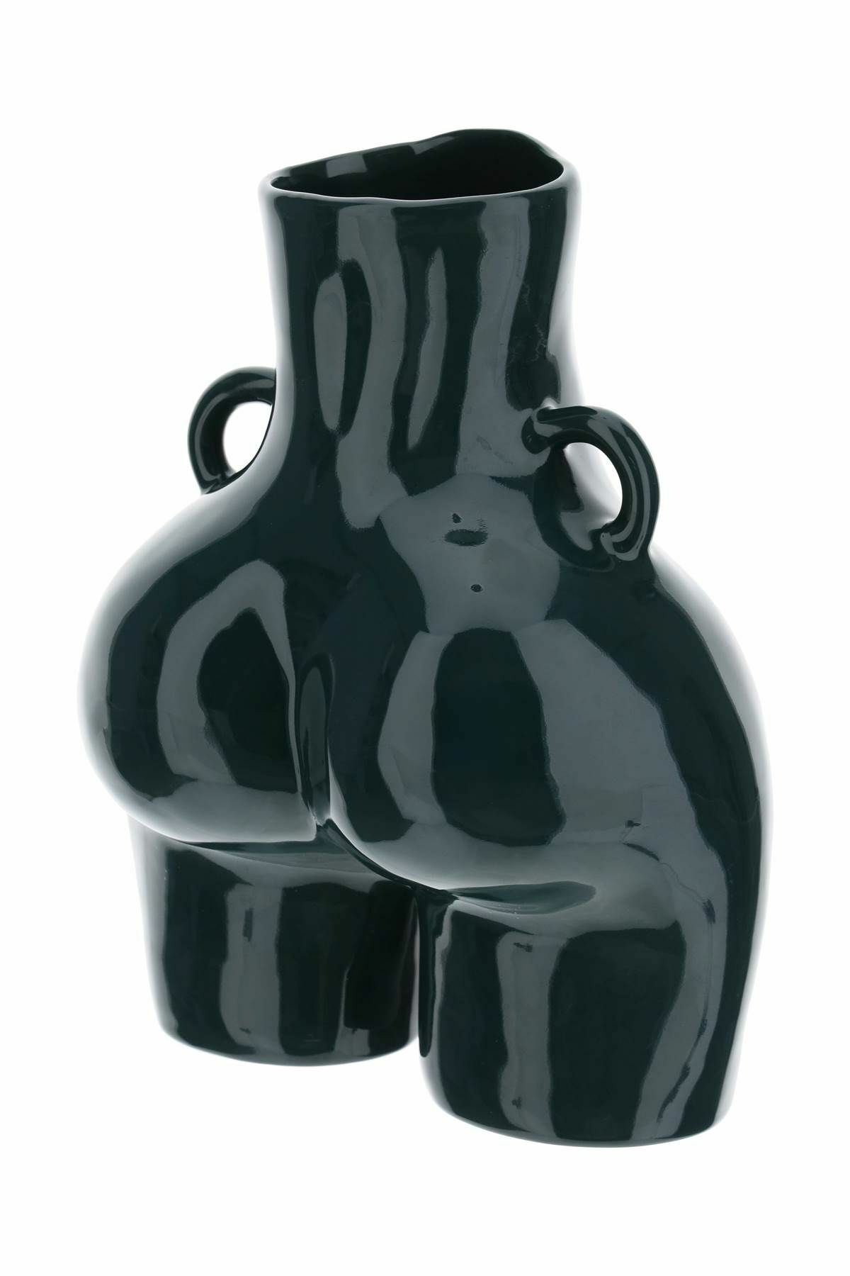 ANISSA KERMICHE love handles vase Green