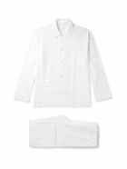 Anderson & Sheppard - Linen Pyjama Set - White