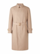 Brunello Cucinelli - Belted Cotton-Blend Trench Coat - Brown