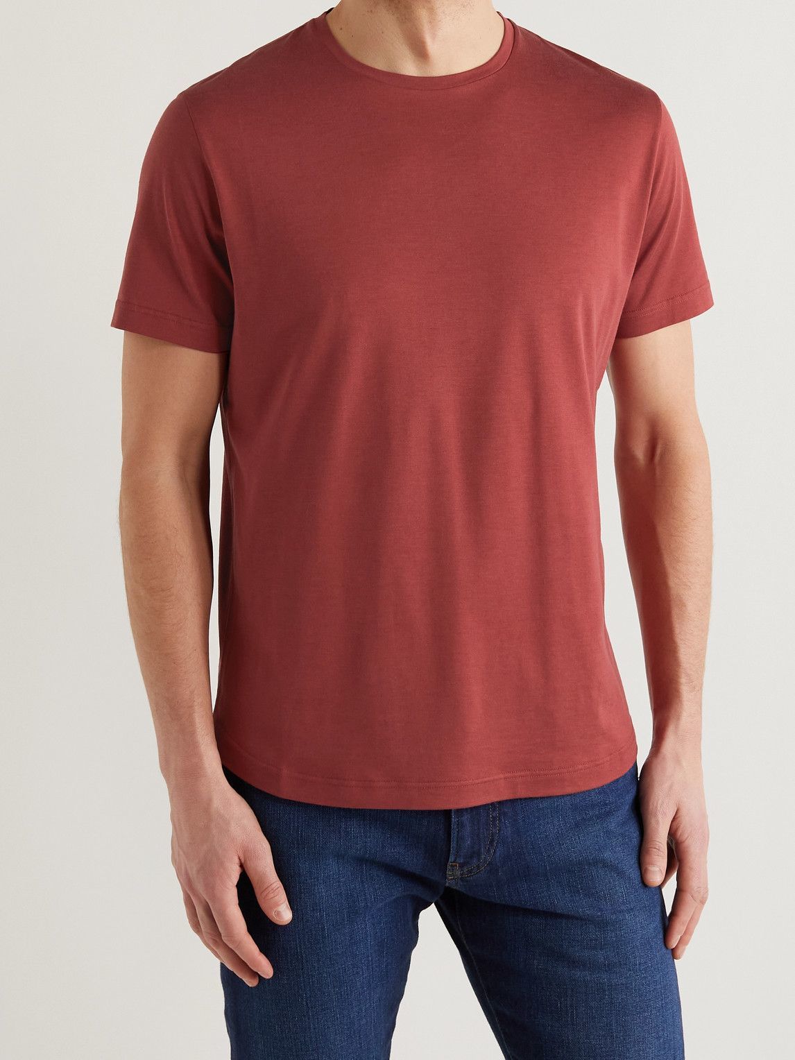 Loro Piana 半袖 ニット　 Tシャツ S 赤 Loro Piana 半袖 ニット Tシャツ S 赤 Loro Piana 半袖 ニット T