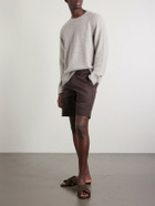 Slowear - Slim-Fit Cotton-Blend Gabardine Chino Shorts - Brown