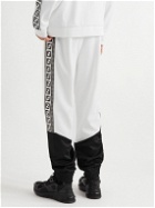 Fendi - Tapered Panelled Jersey Sweatpants - White