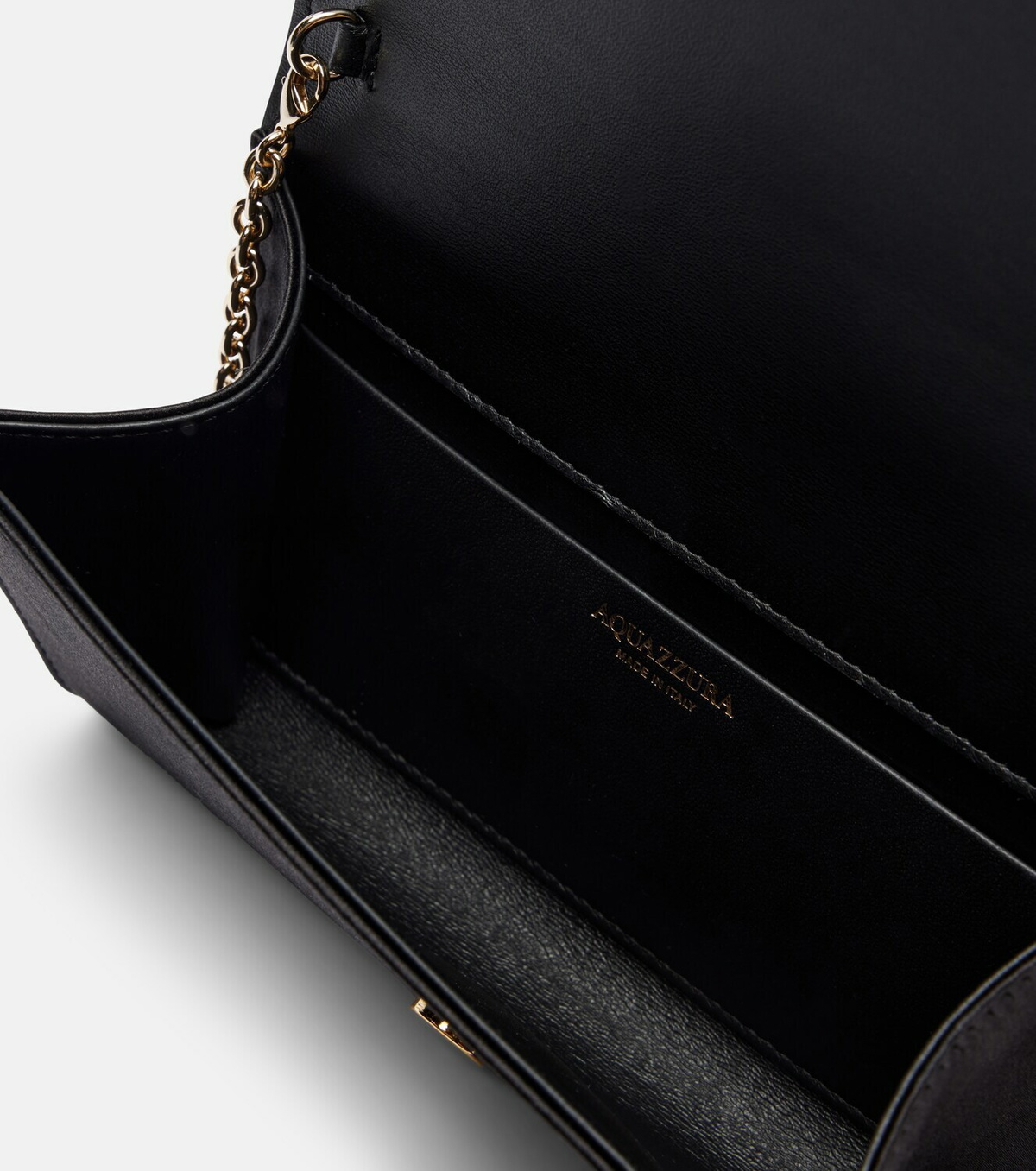 Aquazzura Bow Tie Mini satin clutch
