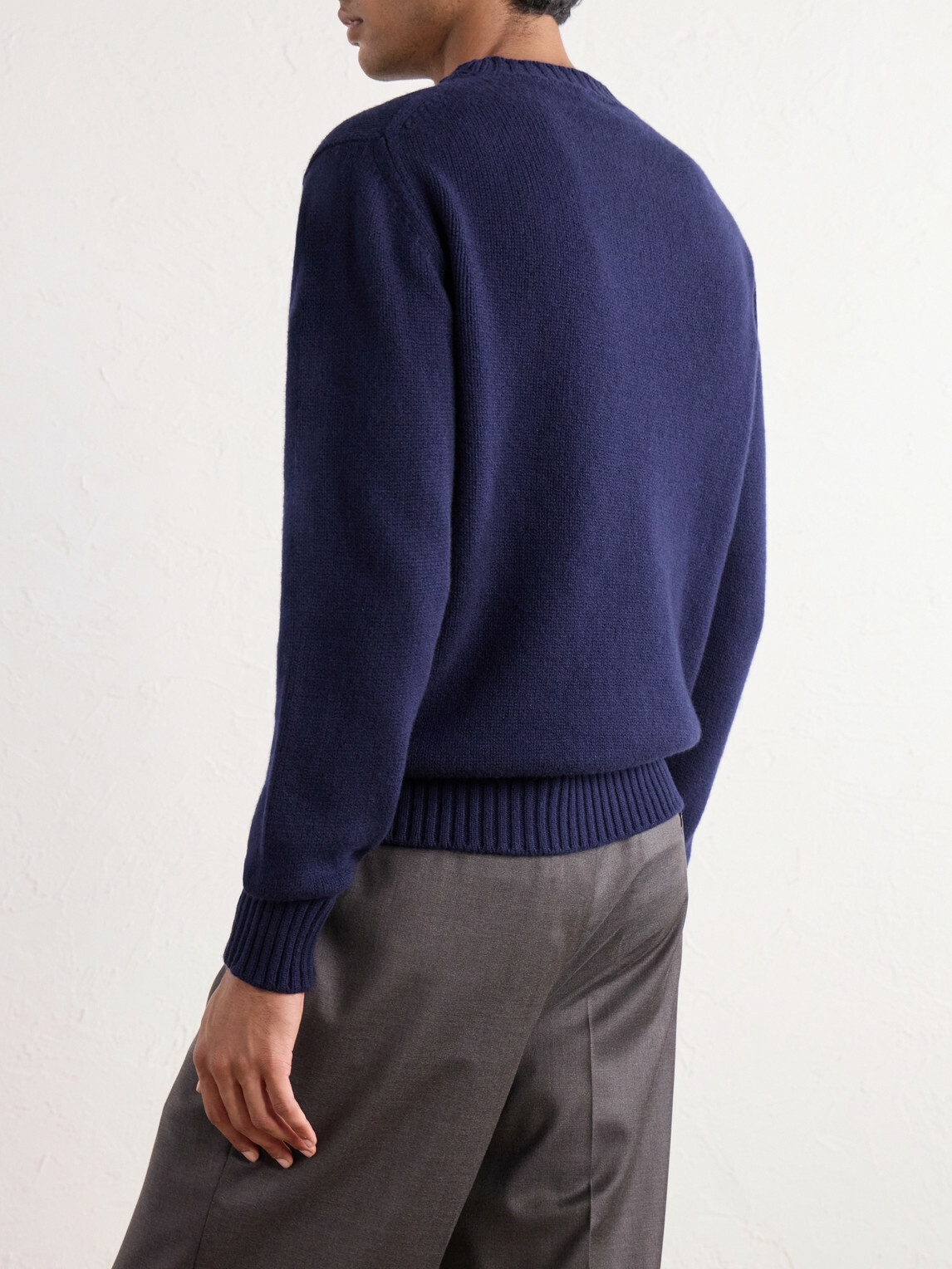 William Lockie - Merino Wool and Cashmere-Blend Sweater - Blue