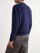 William Lockie - Merino Wool and Cashmere-Blend Sweater - Blue