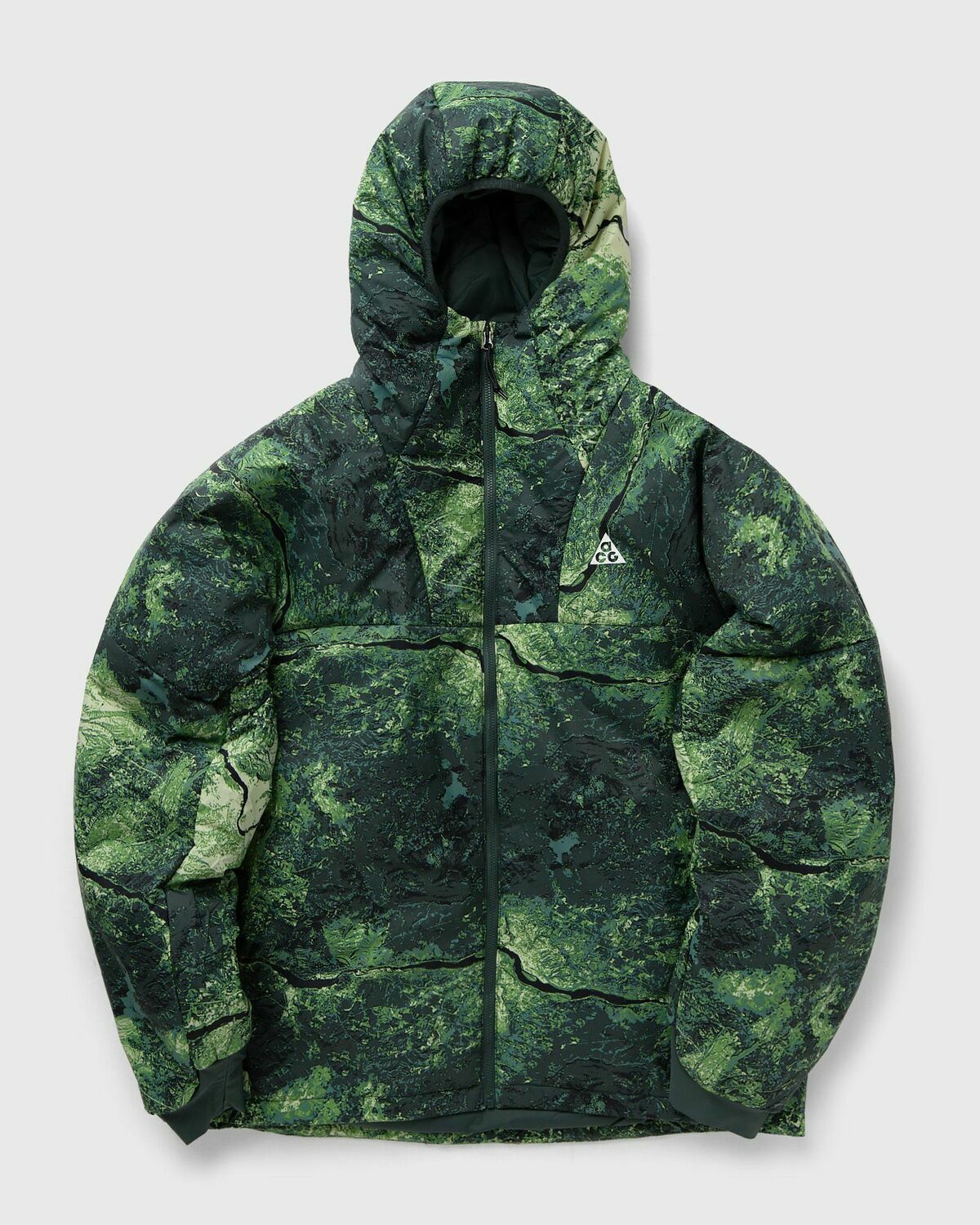 Nike Acg Rope De Dope Therma Fit Adv Allover Print Jacket Green 