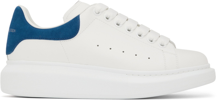 Photo: Alexander McQueen White Oversized Low-Top Sneakers