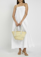 Bec & Bridge Aluca Pintuck Cotton-poplin Maxi Dress White