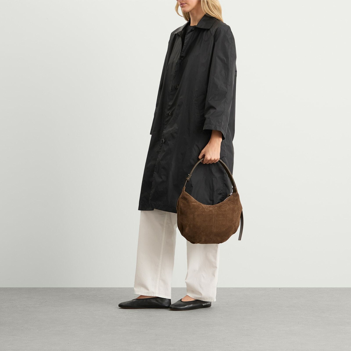 Nothing Written Women's Ht Suede Shoulder Bag in Caramel 