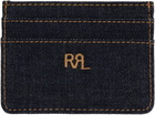 RRL Indigo Logo Denim Card Holder