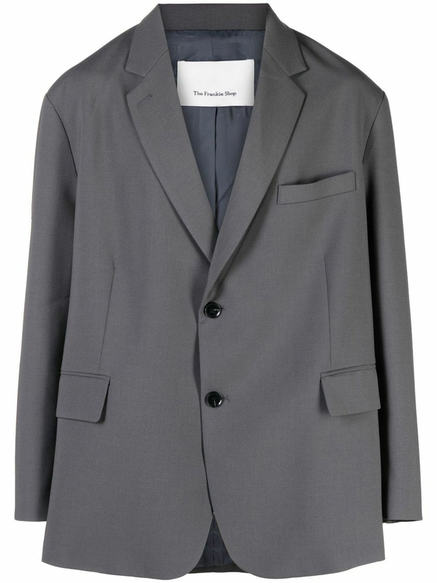 Photo: The Frankie Shop Grey Beo Oversized Blazer