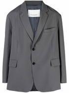 The Frankie Shop Grey Beo Oversized Blazer