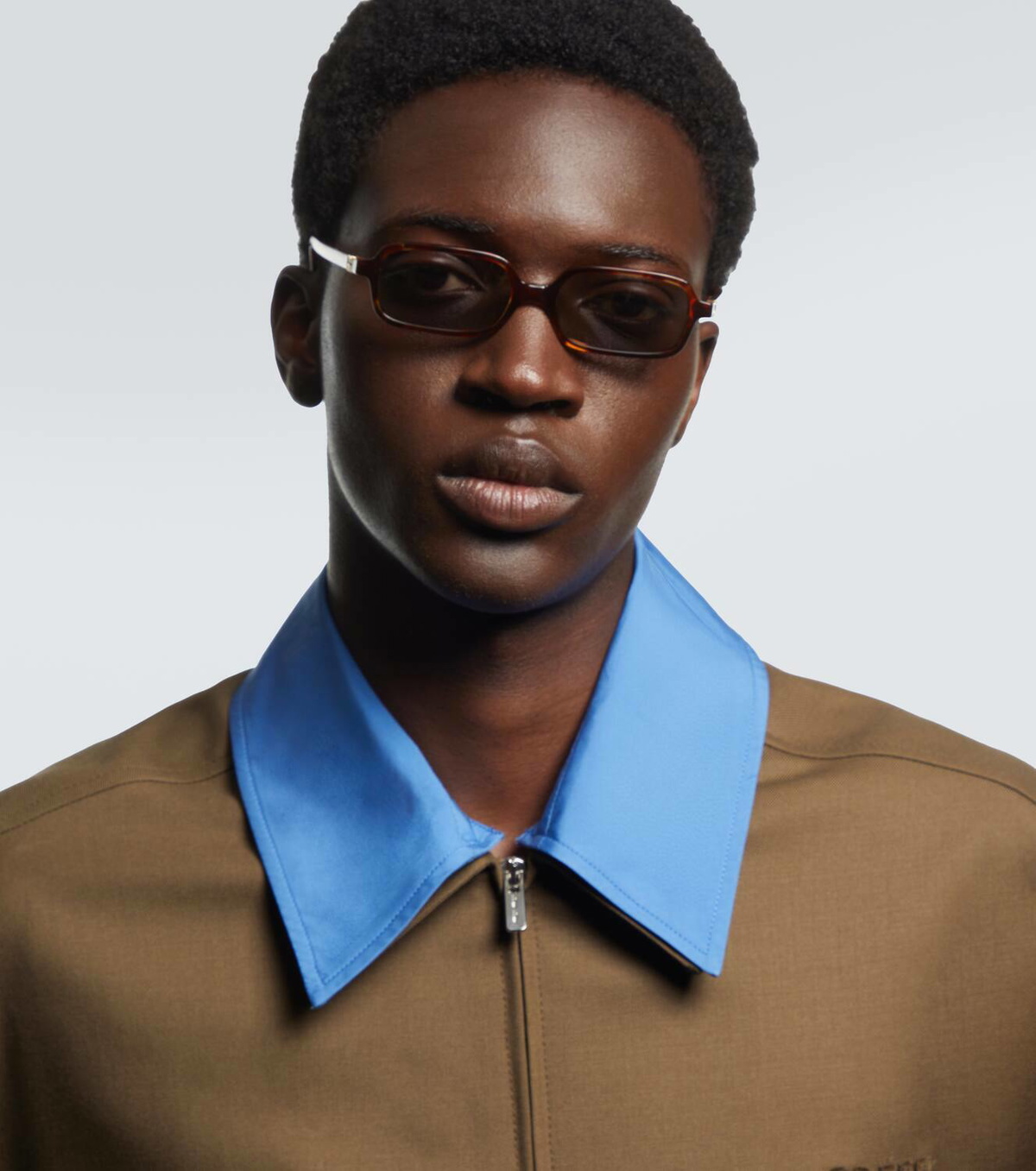 Miu Miu Logo rectangular sunglasses