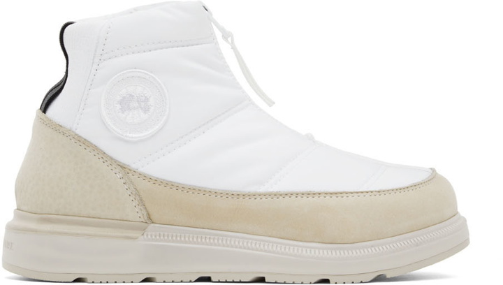 Photo: Canada Goose White Cypress Puffer Boots